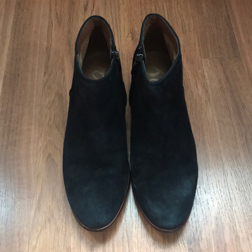 Sam Edelman Black Suede Booties